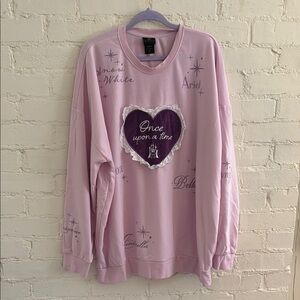 Disney Princess Once Upon a Time Heart Crewneck - BoxLunch Exclusive
